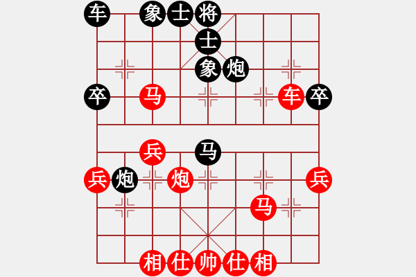 象棋棋譜圖片：第07輪 第01臺(tái) 聊城胡建平先勝淄博劉永山 - 步數(shù)：40 