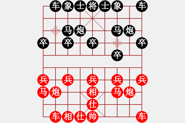 象棋棋譜圖片：三個代表(4r)-勝-wenzhoude(2級) - 步數(shù)：10 