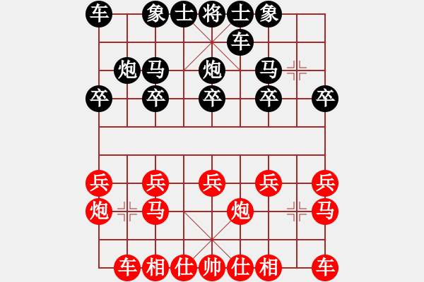 象棋棋谱图片：大风[红] -VS- 横才俊儒[黑] - 步数：10 