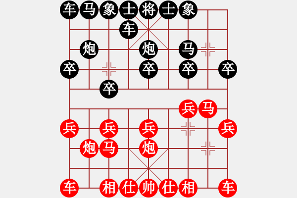 象棋棋譜圖片：和為貴[929291726] -VS- 橫才俊儒[292832991] - 步數(shù)：10 