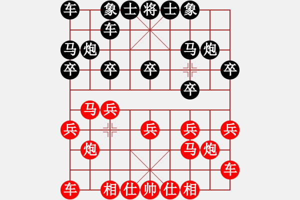 象棋棋譜圖片：港頭棋社(7段)-和-龐棋(4段) - 步數(shù)：10 