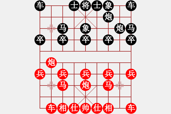象棋棋谱图片：通宵战丽萍(2段)-和-于幼华(6段) - 步数：10 