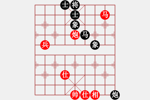 象棋棋谱图片：张亚明 先和 李赞安 - 步数：80 