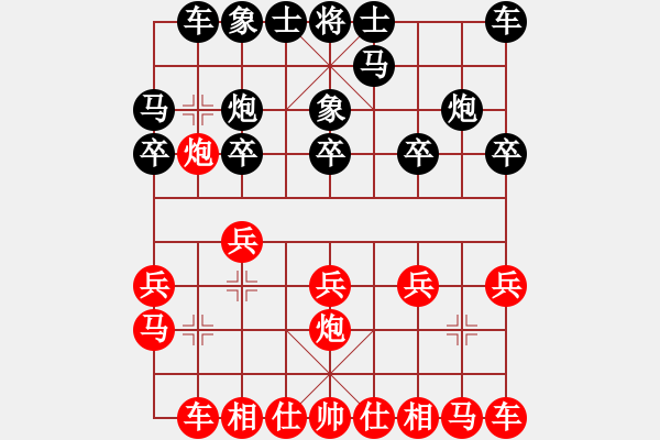 象棋棋譜圖片：2023.3.5.6中級場先勝仙人指路對卒底炮 - 步數(shù)：10 