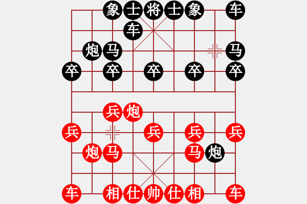 象棋棋譜圖片：過宮炮先負時間的玫瑰：強要殺成兌失算 被抽車敗局難挽 - 步數(shù)：10 