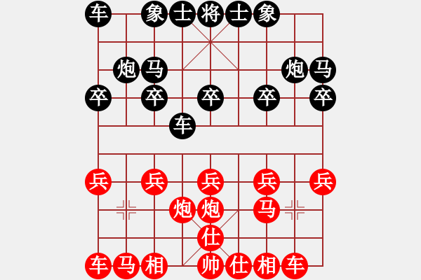 象棋棋譜圖片：qq[634458137] -VS- 黃培祿[253671652] - 步數(shù)：10 