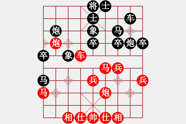 象棋棋譜圖片：Ngu That Phao BPM Co Dien .V3.5 .Phuong An M3.4 - 步數(shù)：40 