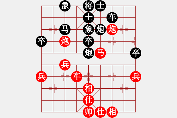 象棋棋譜圖片：雜種汪前進(jìn)(2段)-負(fù)-司空山人(3段) - 步數(shù)：40 