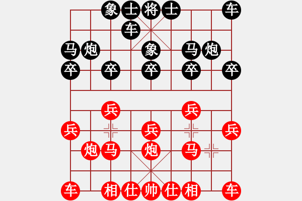 象棋棋譜圖片：青州 張玉民 先負(fù)（超時(shí)） 廣饒 張德俊 第四輪 2011?1?16 - 步數(shù)：10 