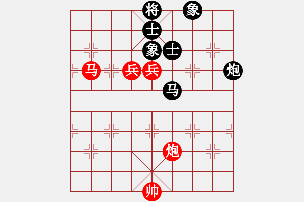 象棋棋譜圖片：老馬不識途(1段)-勝-背負青云(月將) - 步數(shù)：140 