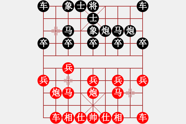 象棋棋譜圖片：無錯書[紅] -VS- 神棍老中醫(yī)[黑] 一等進(jìn)士78 - 步數(shù)：10 