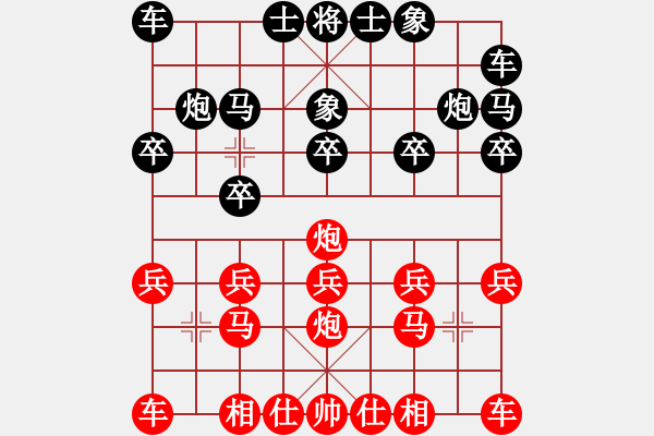 象棋棋譜圖片：天涯[1215604534] 勝 龍王爺[499059472] - 步數(shù)：10 