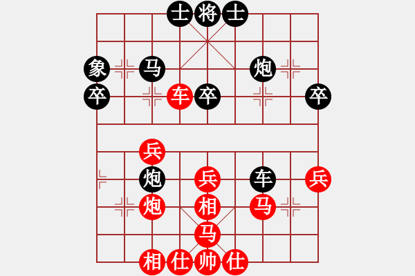 象棋棋譜圖片：攪笑版主(5段)-負-黑貓斗士(8段) - 步數(shù)：40 