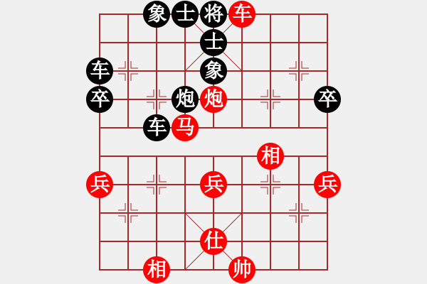 象棋棋譜圖片：3.弈童班主【8-1】（先勝）劉權達【8-1】（中炮直橫車對屏風馬兩頭蛇） - 步數(shù)：59 