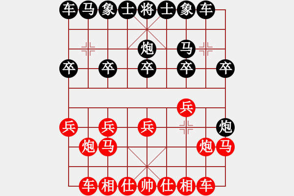 象棋棋譜圖片：出頭鳥的勇氣[紅] -VS- 胡一刀[黑] - 步數(shù)：10 