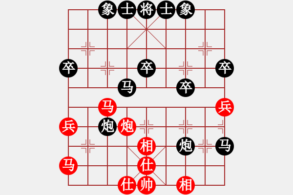 象棋棋譜圖片：三水開泰[1526030906] -VS- 百思不得棋解[1076002090] - 步數(shù)：40 