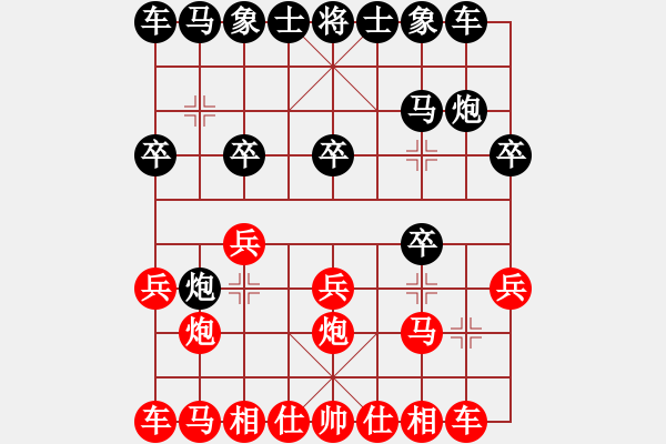 象棋棋譜圖片：2024.2.13.1五分鐘后勝高棄兵 - 步數(shù)：10 