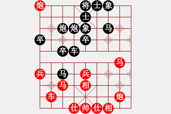 象棋棋譜圖片：湖南辣妹(7段)-勝-笑傲糨糊(9段) - 步數(shù)：40 