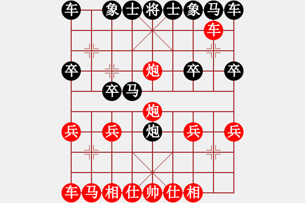 象棋棋譜圖片：51局 A05- 過河炮局-小蟲引擎23層(2448) 先勝 許褚(1300) - 步數(shù)：19 