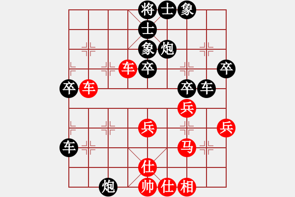 象棋棋譜圖片：中財(cái)杯第二輪－－有點(diǎn)章法的中炮對(duì)反宮馬 - 步數(shù)：40 