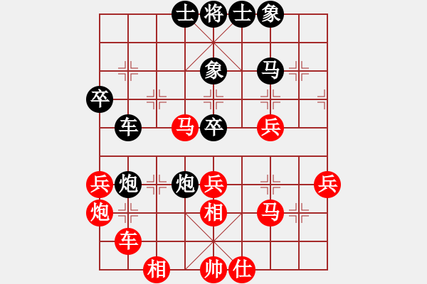 象棋棋譜圖片：劍之光(月將)-勝-北極以北(月將) - 步數(shù)：40 