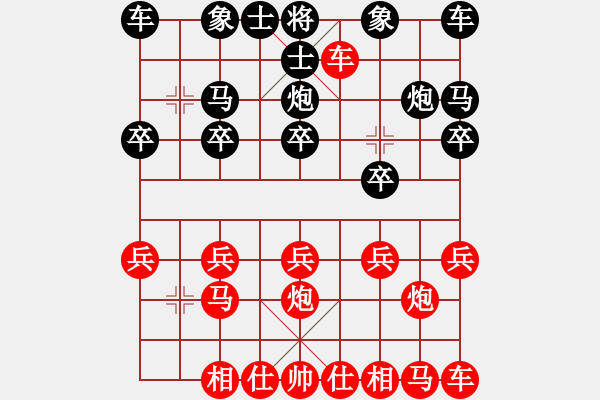 象棋棋譜圖片：橫才俊儒[292832991] -VS- 時(shí)代青年[980923668] - 步數(shù)：10 