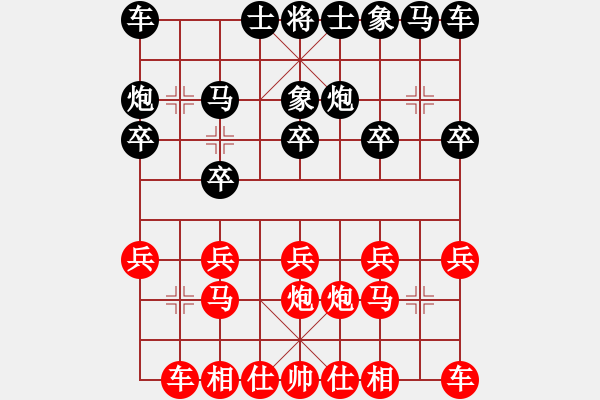 象棋棋譜圖片：☆可愛★_べo[993223395] -VS- 北丐[869891869] - 步數(shù)：10 