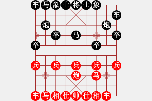 象棋棋譜圖片：bbboy002(3舵)-勝-godchess(4舵) - 步數(shù)：10 