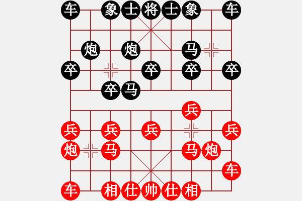 象棋棋譜圖片：陽春黎鐸先勝江門莫尚彬.XQF - 步數(shù)：10 