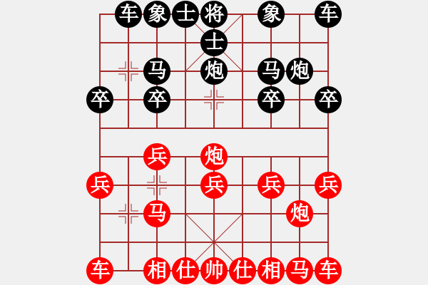 象棋棋譜圖片：后手順炮輕取臺(tái)球皇帝 - 步數(shù)：10 