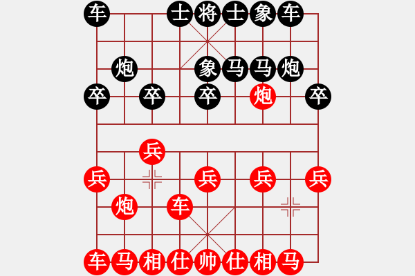 象棋棋譜圖片：閃電手(8段)-負(fù)-海南小帥哥(7段) - 步數(shù)：10 