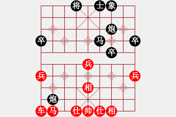 象棋棋譜圖片：小杜(5段)-勝-老大難(6段)中炮過河車對反宮馬 - 步數(shù)：40 