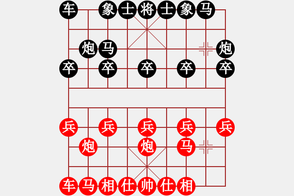 象棋棋譜圖片：廣西象棋網(wǎng)(6段)-勝-決不低頭(8段) - 步數(shù)：10 