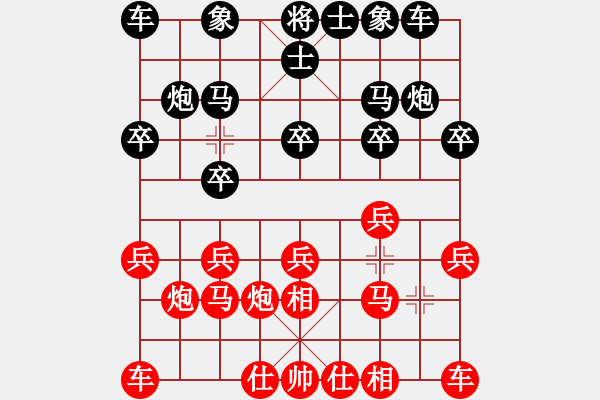 象棋棋譜圖片：金太陽[407530836] -VS- 棋友-魚鳥[575644877] - 步數(shù)：10 