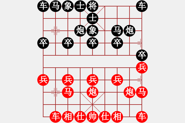 象棋棋譜圖片：心素如簡(jiǎn)紅先負(fù) 月宮玉兔 - 步數(shù)：10 