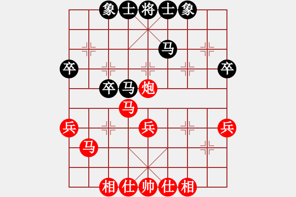 象棋棋譜圖片：美女郭麗萍(5段)-勝-不服就殺(2段) - 步數(shù)：40 