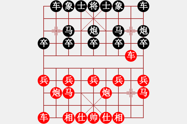 象棋棋譜圖片：123星星仔紅負(fù)葬心【仕角炮對右中炮】 - 步數(shù)：10 