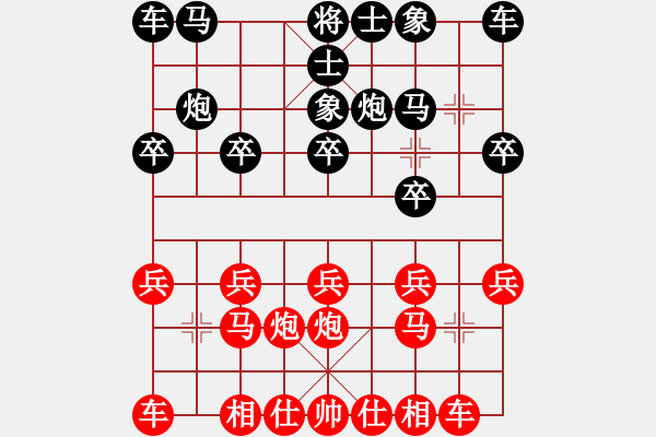 象棋棋譜圖片：城之光(5段)-勝-棋妙真君(4段) - 步數：10 