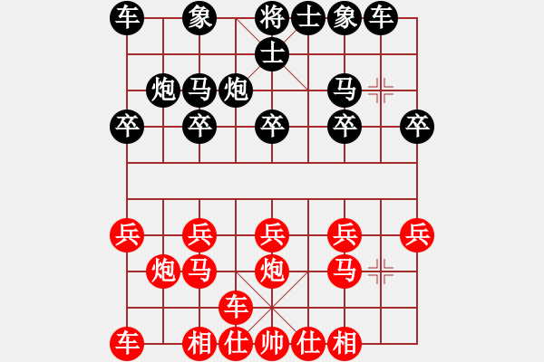 象棋棋譜圖片：橫才俊儒[292832991] -VS- wj[1091708730] - 步數(shù)：10 