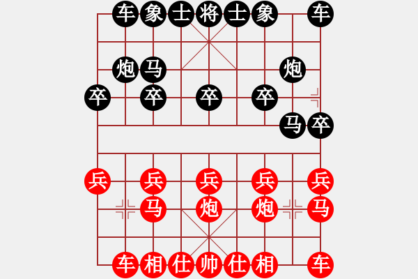 象棋棋譜圖片：濟(jì)寧第一棋(7段)-勝-張興忠(5段) - 步數(shù)：10 