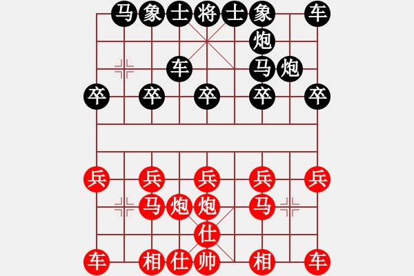 象棋棋譜圖片：Untitled[1070160876] -VS- ★棋壇尊者★[407612993] - 步數(shù)：10 