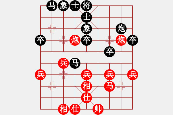 象棋棋譜圖片：進(jìn)馬對(duì)飛左象5馬七進(jìn)六 - 步數(shù)：30 