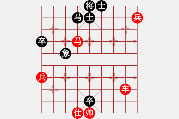 象棋棋譜圖片：起馬轉(zhuǎn)紅屏風(fēng)馬對黑左士角炮左橫車（旋風(fēng)V5.0先勝巫師業(yè)余級） - 步數(shù)：110 