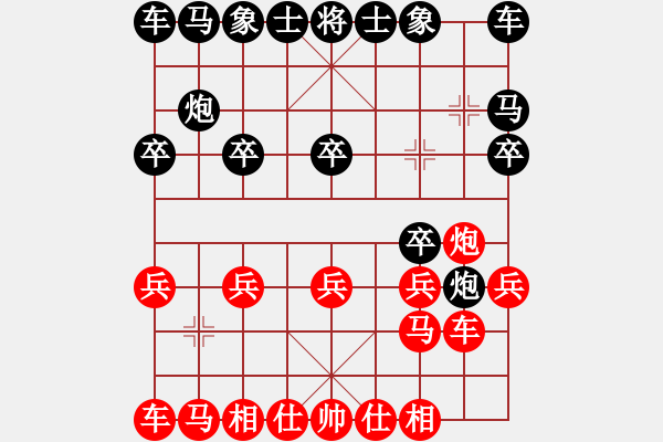 象棋棋譜圖片：象棋愛好者 VS 云棋士 - 步數(shù)：10 