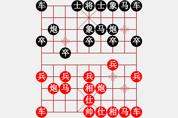 象棋棋譜圖片：帝皇龍馬[363757383] -VS- 國(guó)外[1379577718] - 步數(shù)：10 