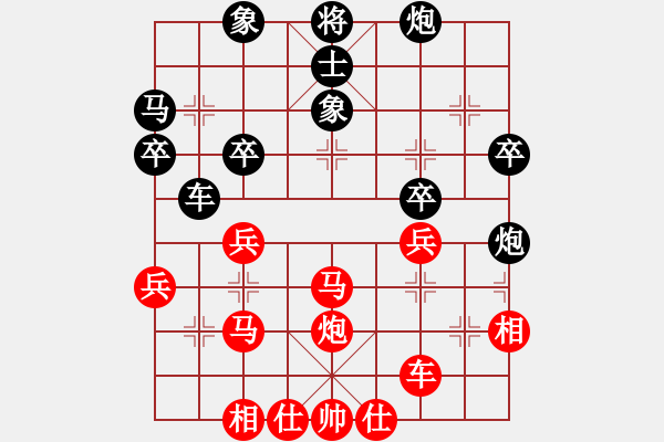 象棋棋譜圖片：洞房不敗(7段)-勝-彩霸周小平(8段) - 步數(shù)：40 