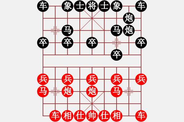 象棋棋譜圖片：天涯鑫海VS倚天高手(2016 10 26 星期三) - 步數(shù)：10 