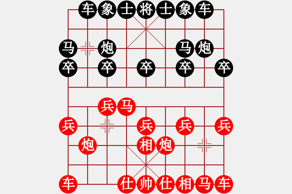 象棋棋譜圖片：傻小子最新優(yōu)秀作品集 傻小子vs不知道 - 步數(shù)：10 