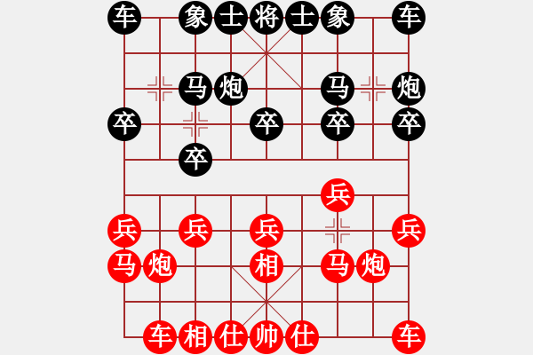 象棋棋譜圖片：中天 柳天 勝 岐山 鄭永剛 - 步數：10 