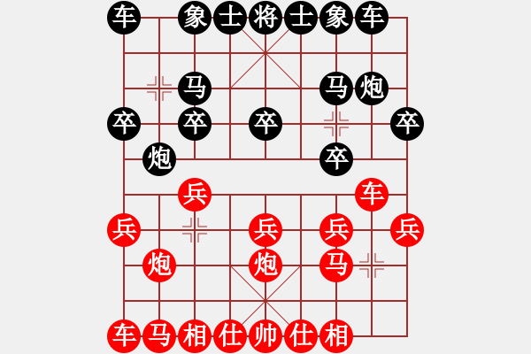 象棋棋谱图片：guifeng(6段)-负-鑫福网吧(2段) - 步数：10 